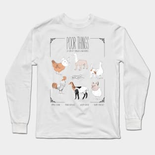 Poor things creatures Long Sleeve T-Shirt